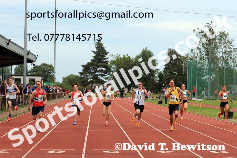 100 metres, 2025 NEGP No 5 Monkton, Wednesday, July 23rd. Photo: David T. Hewitson/Sports for All Pics